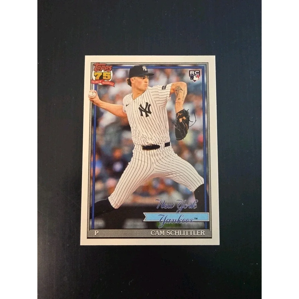 2026 Topps Series 1 - 1991 Topps Baseball Cam Schlittler #T91-86 (RC)